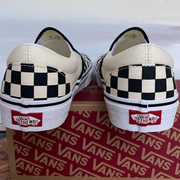 Vans WMNS Classic Slip-OnBIk&amp;Whtchckerboard/WhtVN000EYEBWWSneakers