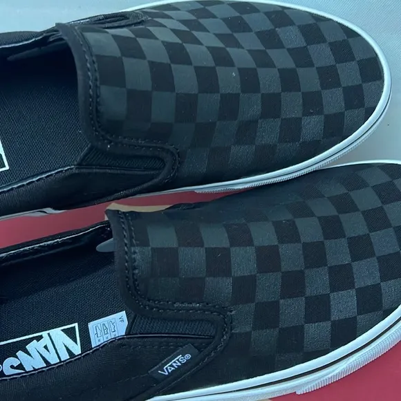 Vans WMNS Classic Slip-On(Checkerboard)Black/BlackVN000EYE276Sneakers