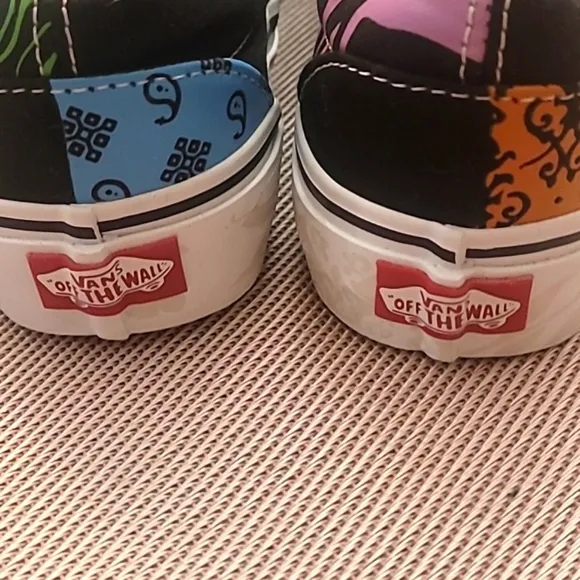 Vans Womens Classic Crayola Slip-On Canvas Skate Sneaker NWT