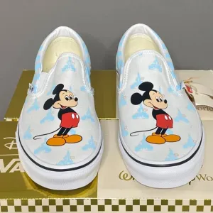 Vans x Disney 50th Anniversary Classic Slip on Mickey Mouse Blue VN0A5AO89Y0