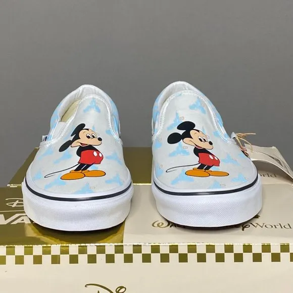 Vans x Disney 50th Anniversary Classic Slip on Mickey Mouse Blue VN0A5AO89Y0