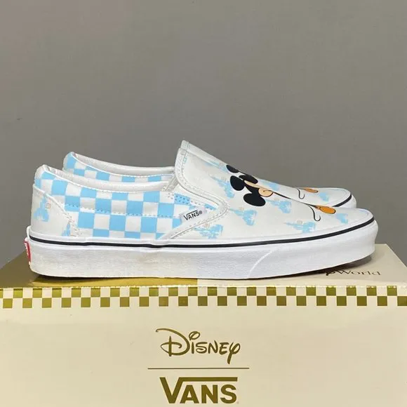 Vans x Disney 50th Anniversary Classic Slip on Mickey Mouse Blue VN0A5AO89Y0