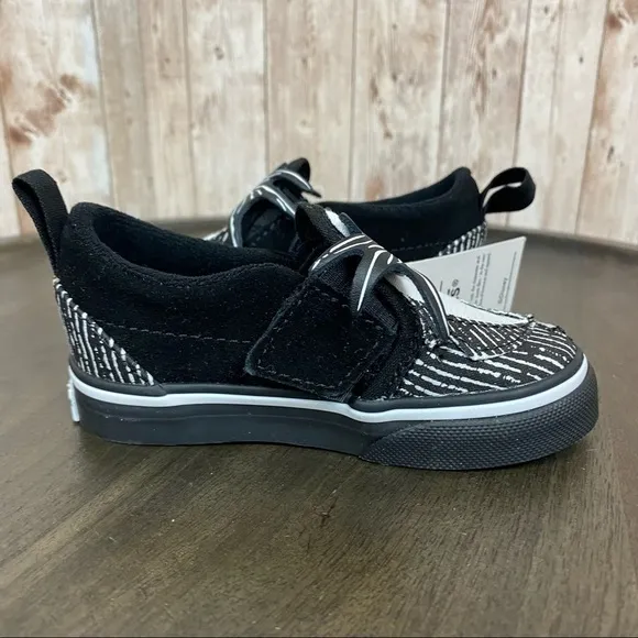 Vans x Disney the Nightmare Before Christmas Slip on V Sneaker Size 5.5 Toddler