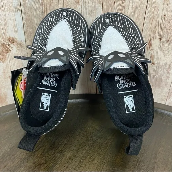 Vans x Disney the Nightmare Before Christmas Slip on V Sneaker Size 5.5 Toddler