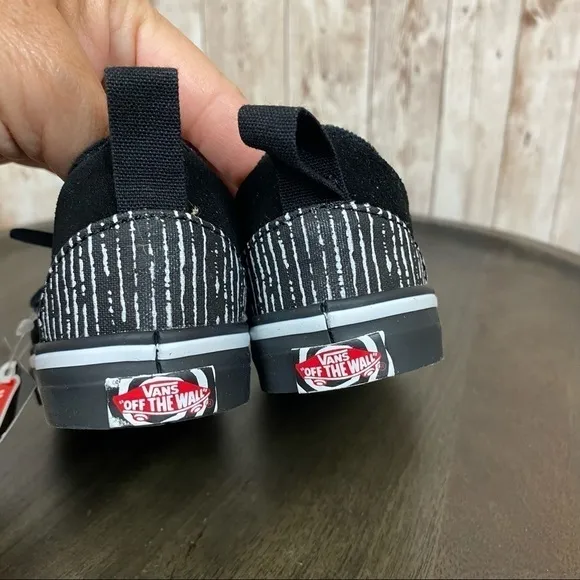 Vans x Disney the Nightmare Before Christmas Slip on V Sneaker Size 5.5 Toddler