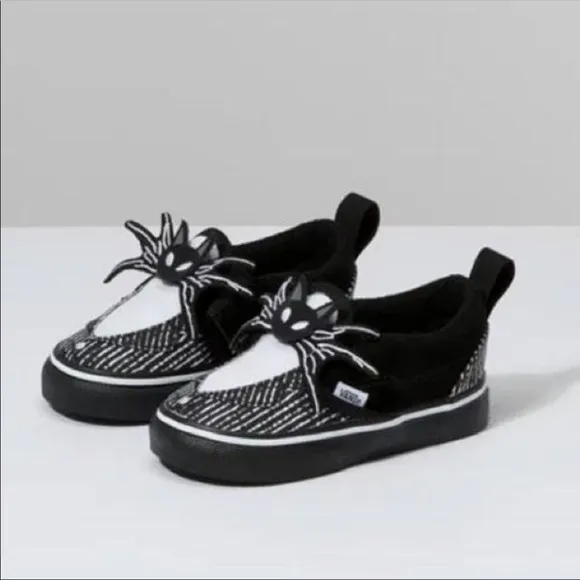 Vans x Disney the Nightmare Before Christmas Slip on V Sneaker Size 5.5 Toddler