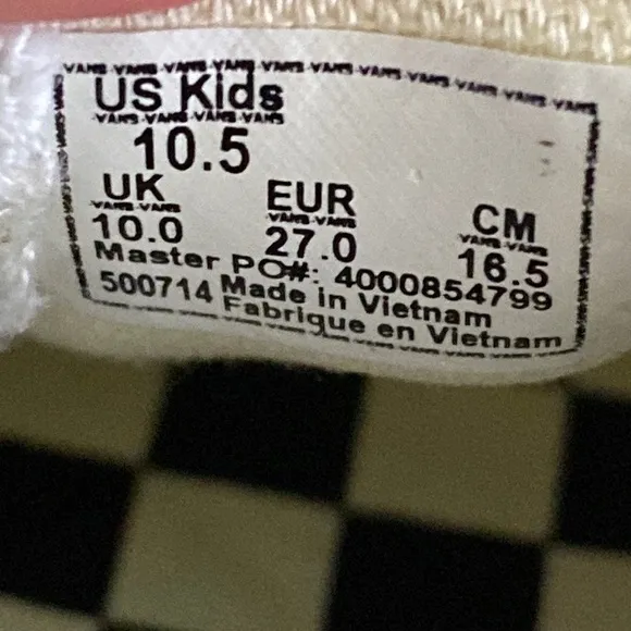 Vans x Harry Potter Classic Slip On Size 10.5 Kids