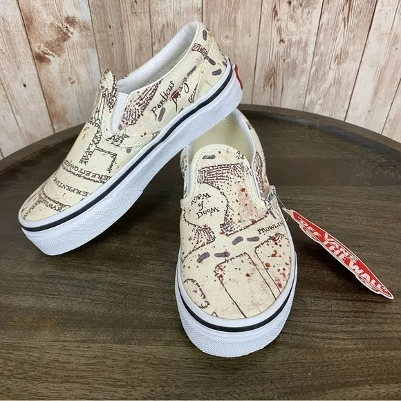 Vans x Harry Potter Classic Slip On Sneaker Size 12.5 Kids