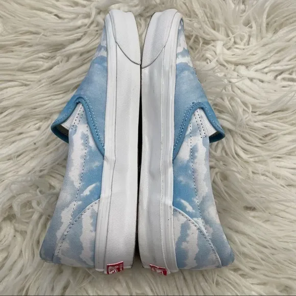 Vans x KXTH blue unicorn canvas slip on sneakers M 9‎ L 10.5