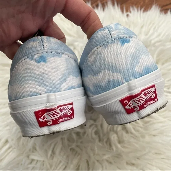Vans x KXTH blue unicorn canvas slip on sneakers M 9‎ L 10.5