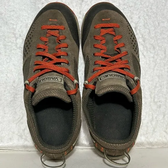 Vasque Mens Brown Grand Traverse Vibram Sole Hiking Sneakers Shoes SZ US 8 M