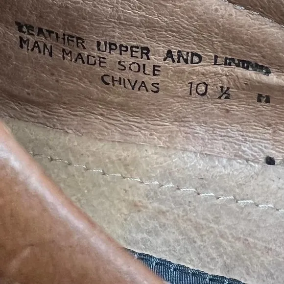 VENTURINI Men's Chivas Brown Leather Lace Up Oxfords