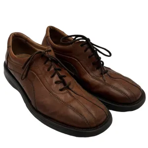 VENTURINI Men's Chivas Brown Leather Lace Up Oxfords