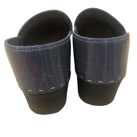 Verka Clogs Swedish Comfort Clogs Low Heel Leather Shoes