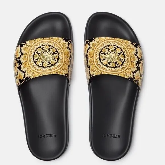 VERSACE Baroque Istante Medusa Slides