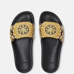 VERSACE Baroque Istante Medusa Slides