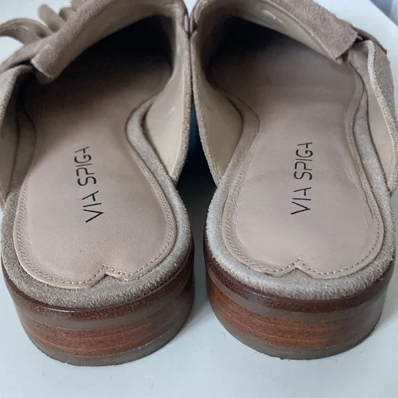 Via Spiga Moccasin Loafer Slip-on Slides in Women's Size 7