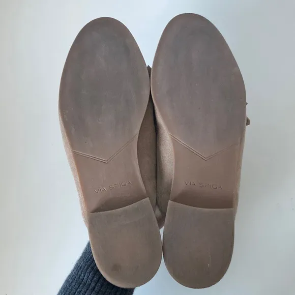 Via Spiga Moccasin Loafer Slip-on Slides in Women's Size 7
