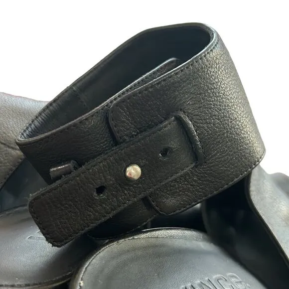 Vince Black Open Toe Heels with ankle strap Women’s size 9.5M