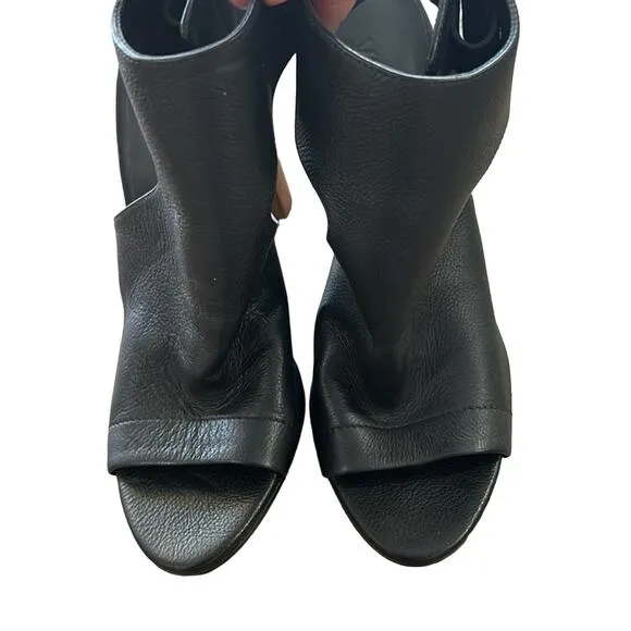 Vince Black Open Toe Heels with ankle strap Women’s size 9.5M