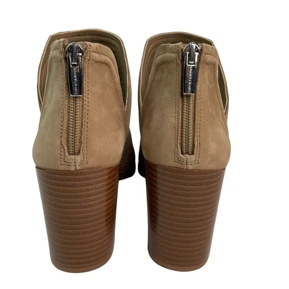 Vince Camuto Katnina Women’s Tan Leather Open Toe Booties