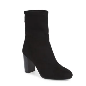 Vince Camuto Sendra Womens Black Suede Thick Heel Booties - Size 7  ***Item: S61