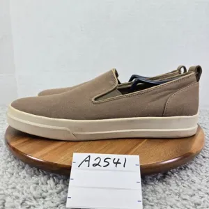 Vince Carson Flint Brown Canvas Daily Slip On Casual Sneaker Trainer Mens 10.5 M