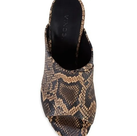 VINCE Leather Mules