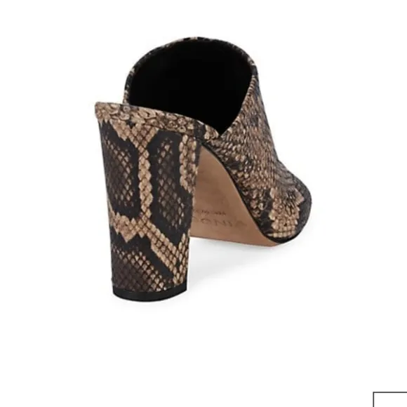 VINCE Leather Mules