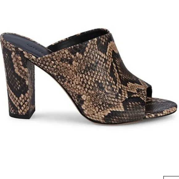 VINCE Leather Mules