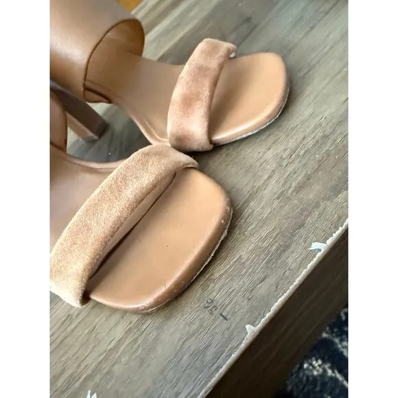 Vince Quinn Leather and Suede Heels