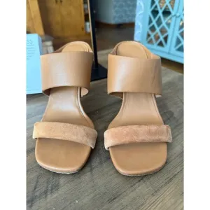 Vince Quinn Leather and Suede Heels