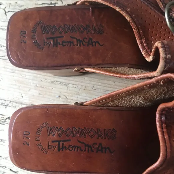 Vintage 70s Clogs - Woodworks by Thom McAn 5/5.5