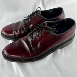 Vintage 70s/80s Florsheim Imperial 9.5C Oxblood Leather Oxford USA Goodyear Welt