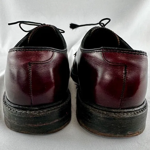Vintage 70s/80s Florsheim Imperial 9.5C Oxblood Leather Oxford USA Goodyear Welt