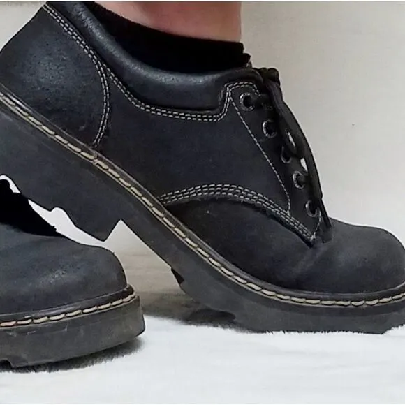 VINTAGE 90s Skechers Chunky Platform Oxfords Shoes