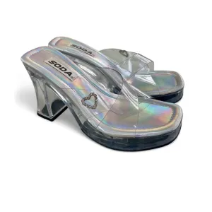 Vintage 90s/Y2k Platform Lucite Heels Size 7.5