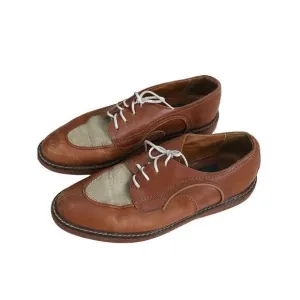Vintage CABLE &amp; Co Shoes Mens Oxfords Brown Leather
