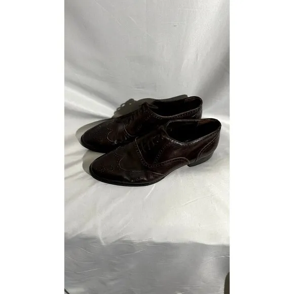 Vintage Christian Dior Tan Lace Up Dress Shoes Brown Sz. 9