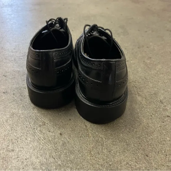Vintage Dexter Black Brogue Oxfords (10E) (Made in USA 🇺🇸)