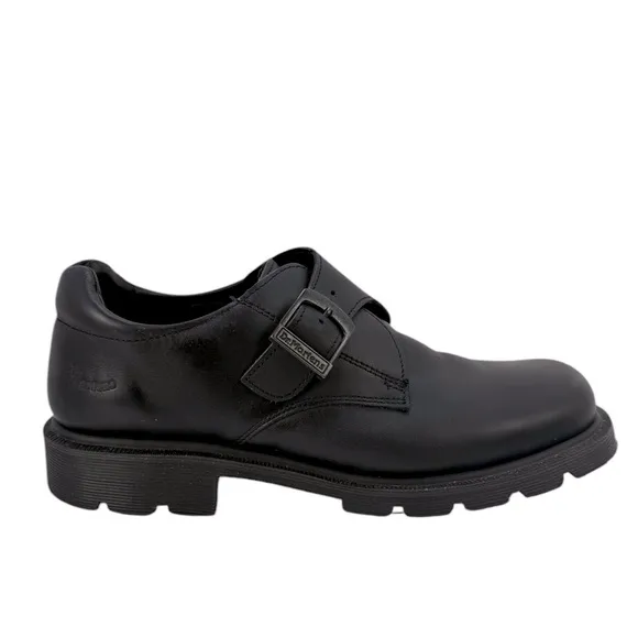 Vintage Dr. Martens Black Leather Monk Strap Oxfords Shoes M 10 L 11