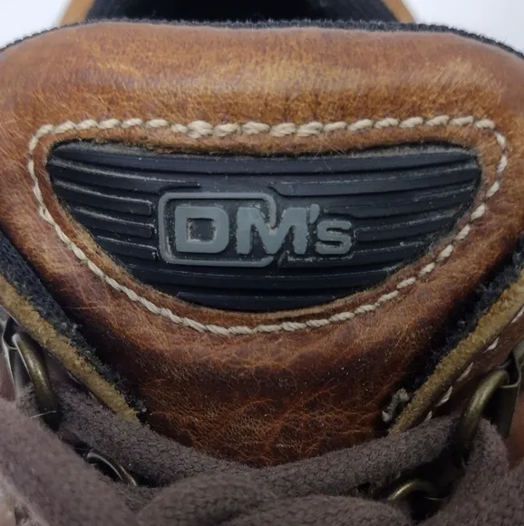 Vintage Dr. Martens Brown Leather Chunky Lace Up Derby Oxfords Shoes Mens 8