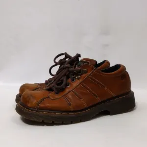 Vintage Dr. Martens Brown Leather Chunky Lace Up Derby Oxfords Shoes Mens 8