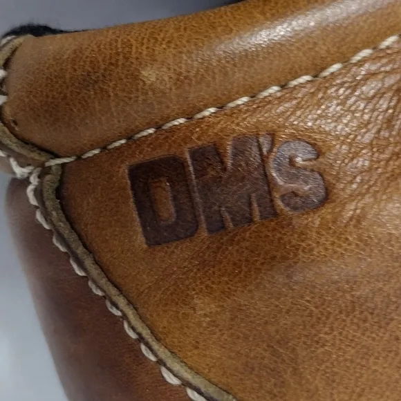 Vintage Dr. Martens Brown Leather Chunky Lace Up Derby Oxfords Shoes Mens 8