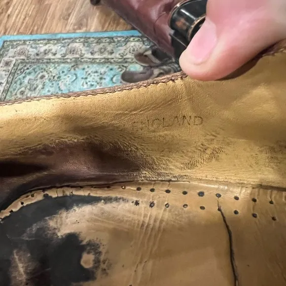 Vintage Dr. Martens brown Oxfords “Made in England”