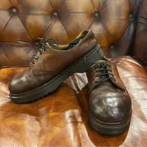 Vintage Dr. Martens brown Oxfords “Made in England”