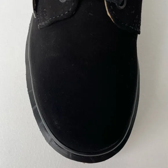 Vintage Dr. Martens MIE Deadstock Black Suede Oxfords UK 5