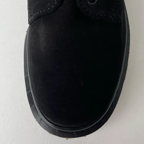 Vintage Dr. Martens MIE Deadstock Black Suede Oxfords UK 5