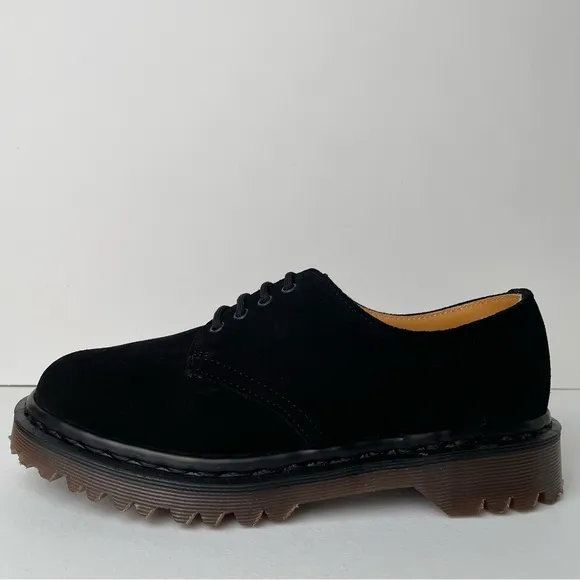 Vintage Dr. Martens MIE Deadstock Black Suede Oxfords UK 5