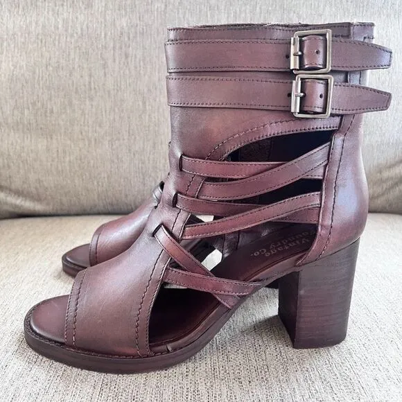 Vintage Foundry Co. Women's Lilith Open Toe Shoe Boot Sz 9
